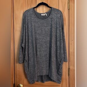 LOGO by Lori Goldstein Space Dye Knit Top